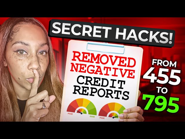 ￼ 🤫Secret Credit Hacks To Remove Any Negative Account Off Your Credit Report￼!