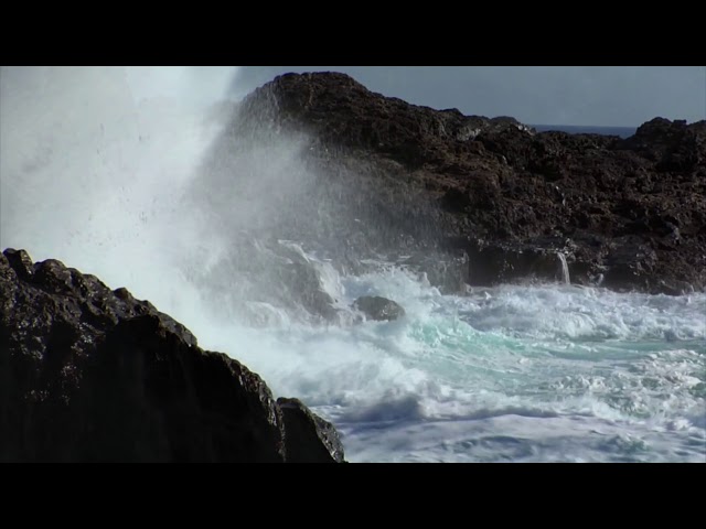 [10 Hours] Waves on the Rocks Close Up - Video & Soundscape [1080HD] SlowTV