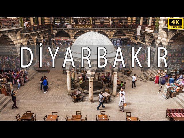 DIYARBAKIR Turkey 🇹🇷  - ANCIENT City Walk - 4K UHD with Captions