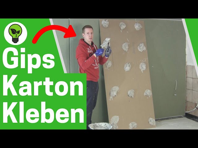 Gipskarton Kleben ✅ ULTIMATIVE ANLEITUNG: Wie Rigipsplatten an Wand Kleben & mit Perlfix Anbringen?