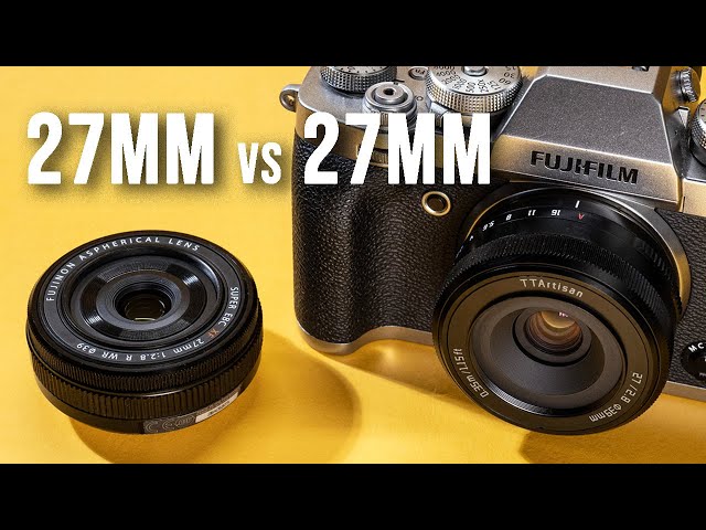 TTArtisan AF 27mm f2 8 XF vs Fujifilm 27mm f/2.8 WR (Fuji X APSC)