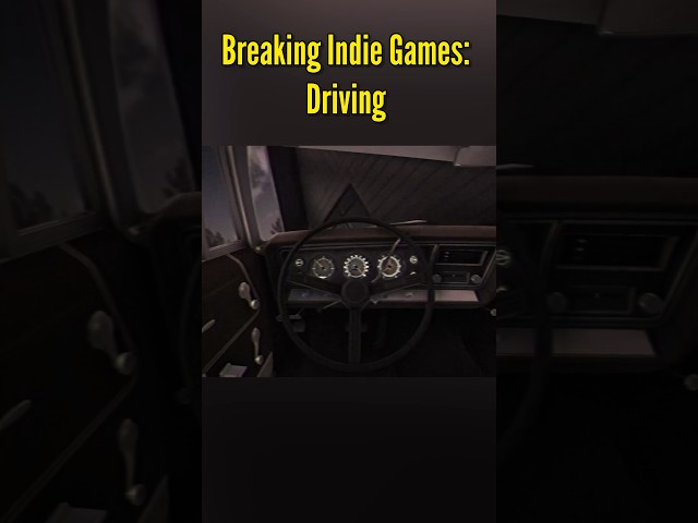Breaking Indie Games: Driving #indie #games #shorts