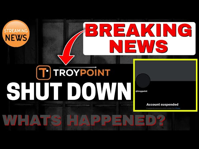 HUGE STREAMING CREATOR TROYPOINT SHUT DOWN ON X