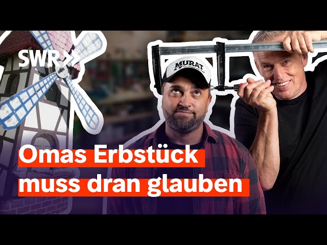 Upcycling-Challenge: Hobby Handwerker Murat und Güni bringen frischen Wind in Omas alte Windmühle!