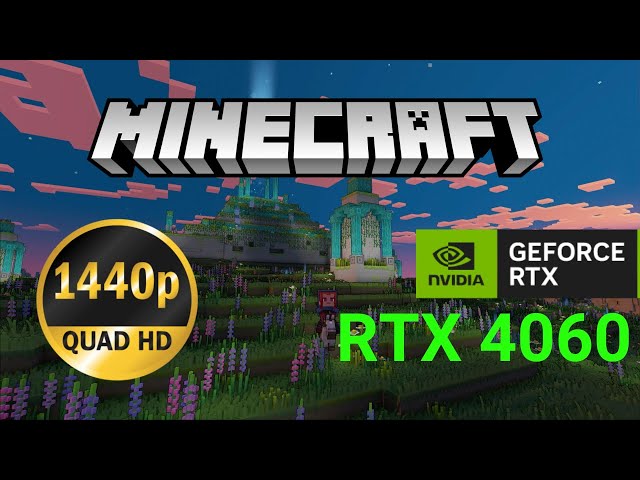 Minecraft RTX | RTX 4060 | AMD RYZEN 5 5600G | 1440p | Vanilla + Shaders Test