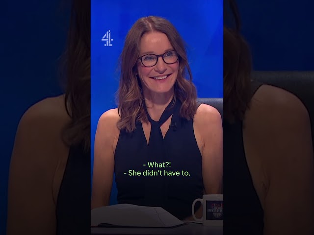 So that's the face Susie  Dent makes when she's... #CatsDoesCountdown #Shorts