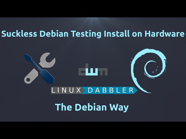 Suckless Debian Install