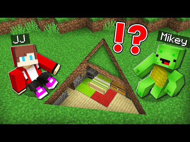 How Mikey and JJ Found SECRET TRIANGLE BASE in Minecraft? Security House ! - Minecraft (Maizen)