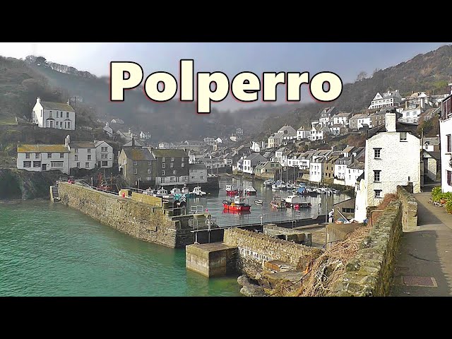 Polperro in Cornwall on A Perfect Day