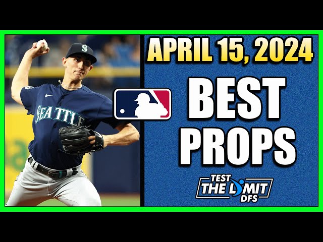 Best MLB Player Prop Picks Today! | Monday 4/15/2024 | Prizepicks Props April 15