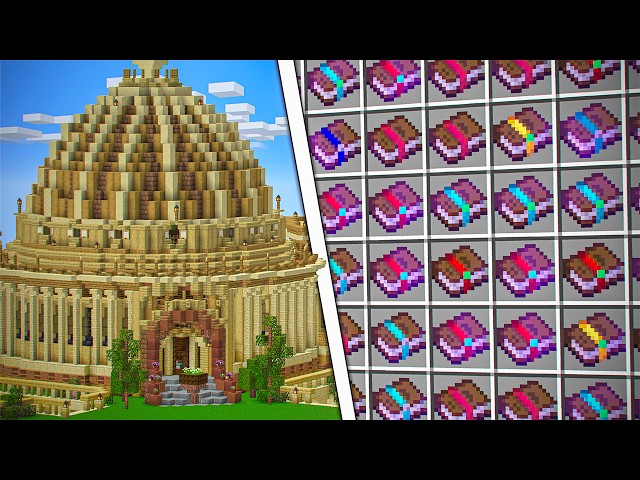 I Built a Library for Every Enchantment in Minecraft