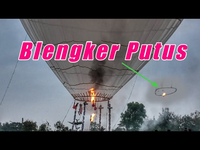 Balon Udara Tiga Lima Meter Lima Renteng Petasan Putus Blengker
