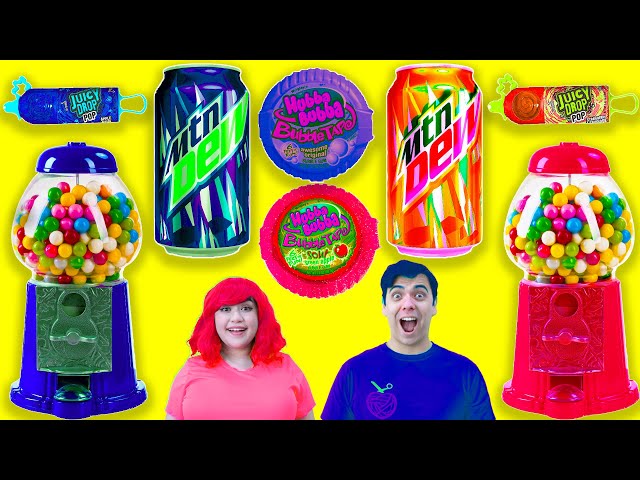 EATING ONLY ONE COLOR FOOD CHALLENGE FOR 24 HOURS | LAST TO STOP EATING WINS BY CRAFTY HACKS SHORTS