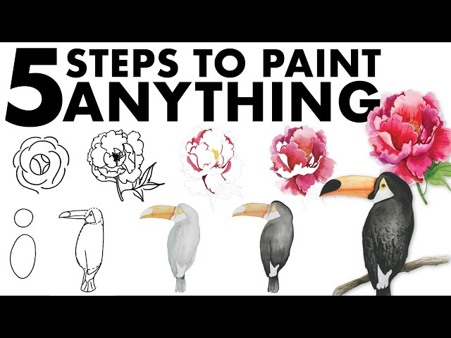 How to Paint Anything with Watercolor