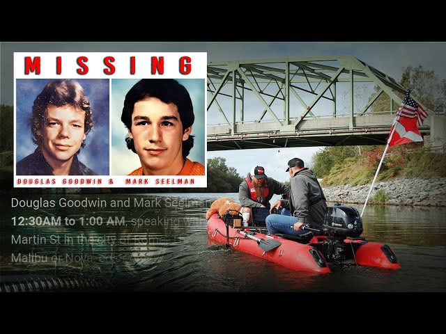 MISSING TEENS: 2 Cars Found Underwater - Mark Seelman (16) Douglas Goodwin (18)