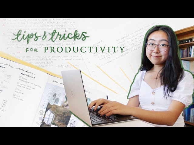 how to trick yourself into being productive 🍵 at home, school, + work