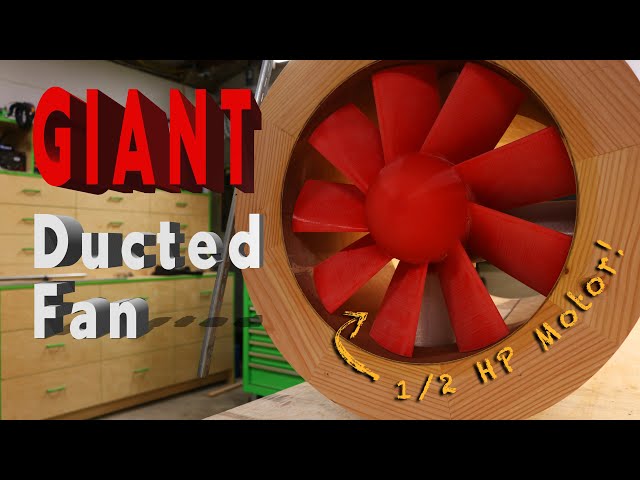 Giant 3D Printed Ducted Fan Build