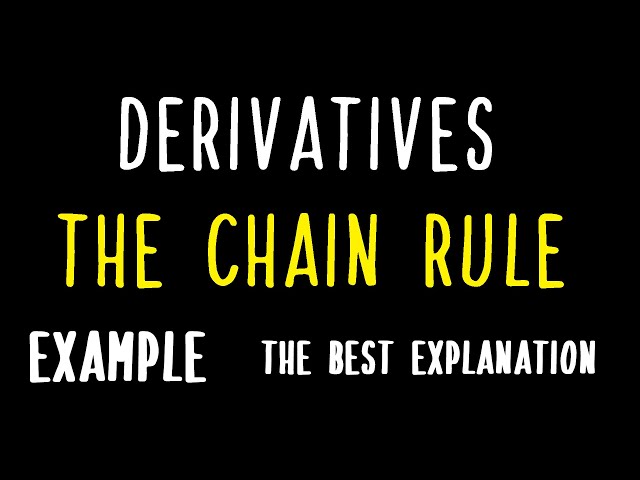 📌 What is chain rule explain with an example? DERIVATIVES #maths 👈