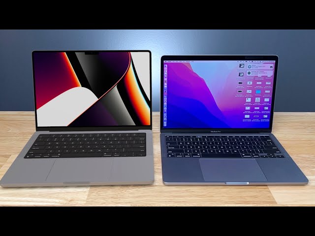 AR First Look At 14" MacBook Pro with M1 Pro M1 Max vs 13" MacBook Pro