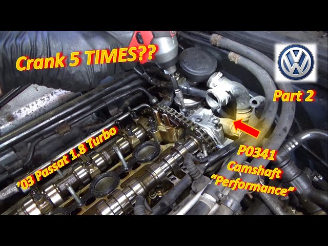 Crank 5 TIMES to Start?? Part 2: P0341 Repair (VW Passat 1.8T)
