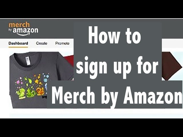 How to sign up for Merch by Amazon.