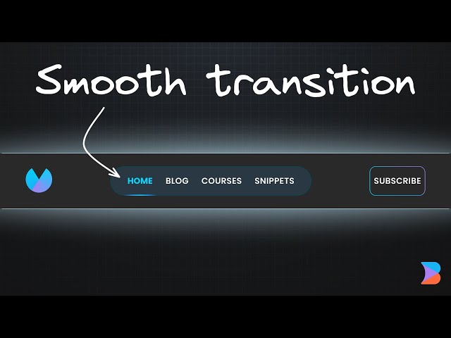 Use this smooth navlink transition for your next website!