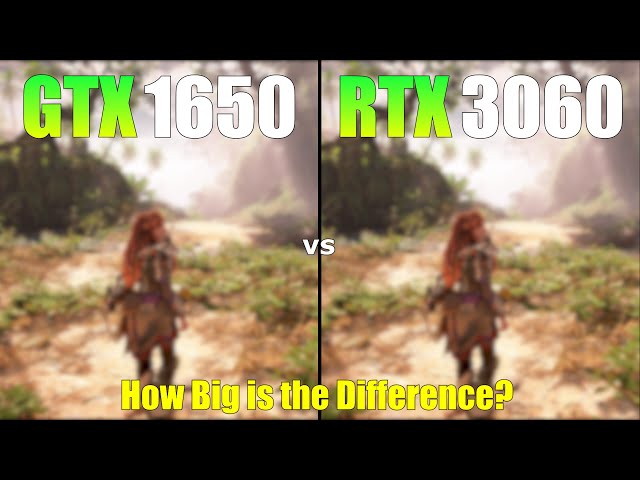 GTX 1650 vs RTX 3060 : Test in 9 Games in 2024 - Really a Big Difference?