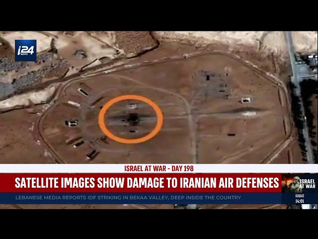 Satellite images show damage to Iranian air defenses following Israel's retaliatory attack