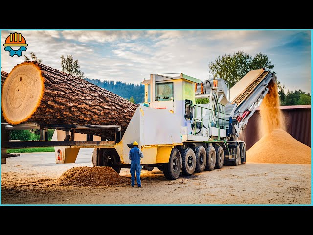 45 Amazing Dangerous Monster Wood Chipper Machines in Working