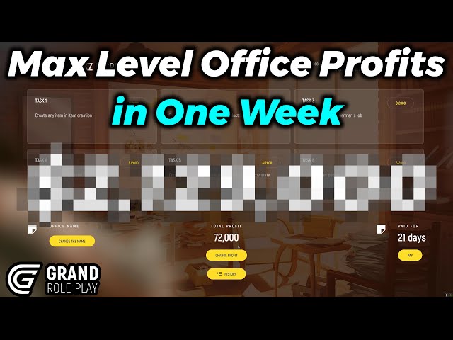 I Bought a $70,000,000 Office.. How Much Money Will I Make (Grand RP)