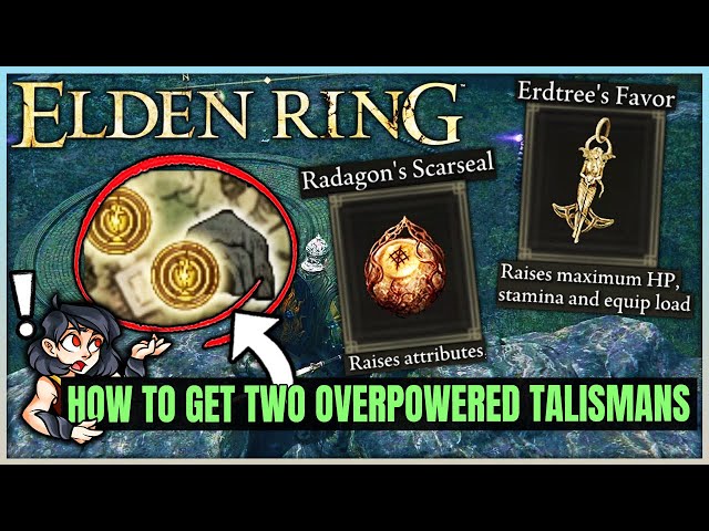 How to Get the Two BEST Talisman Early - Equip Load & All Stats Up - Location Guide - Elden Ring!