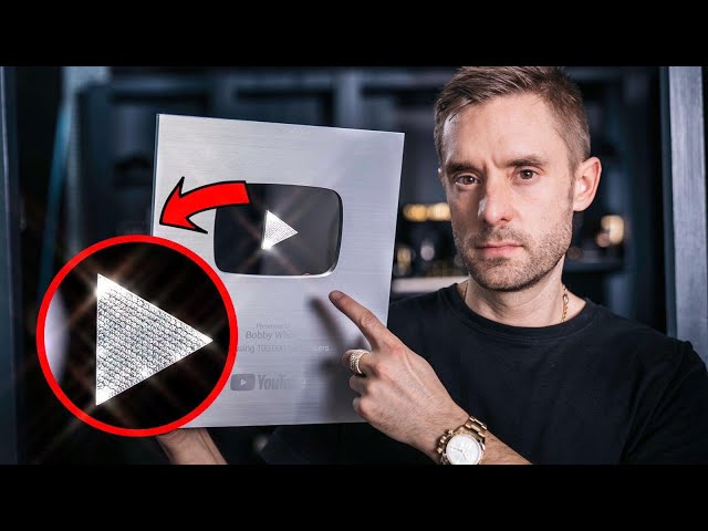 I Made The First REAL Diamond YouTube Play Button