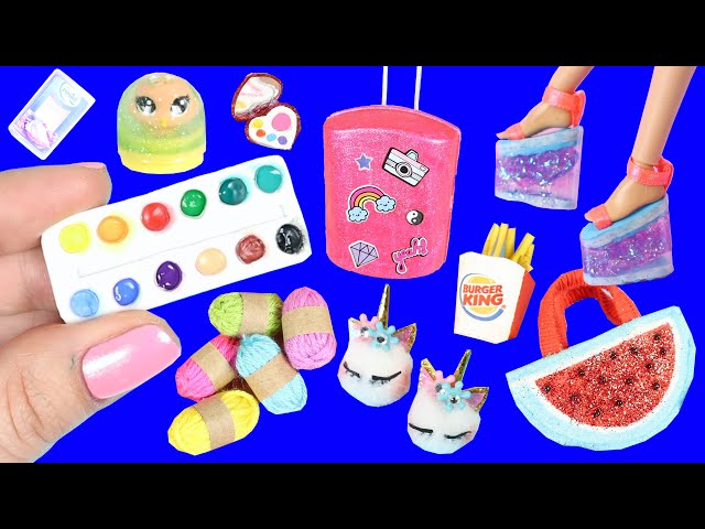 85 DIY BARBIE Minyatür Fikirleri Kendin Yap ~ MEGA Oyuncak Bebek Evi Hileleri ve Daha Fazlası !!!