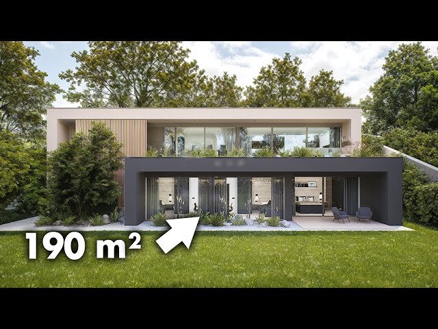 modern slope house design | WALKTHROUGH & FLOOR PLAN