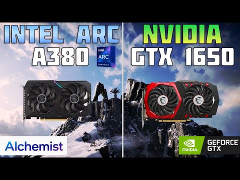 Intel ARC A380 vs GTX 1650 - 10 Games Test