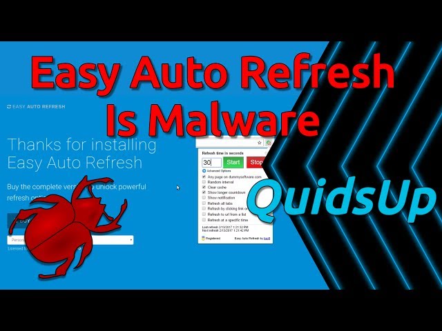 Easy Auto Refresh Is Malware