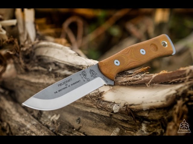 (Coyote Tan and Tumble Finish) FIELDCRAFT by BROTHERS OF BUSHCRAFT or BROS or BOB TOPS Knives