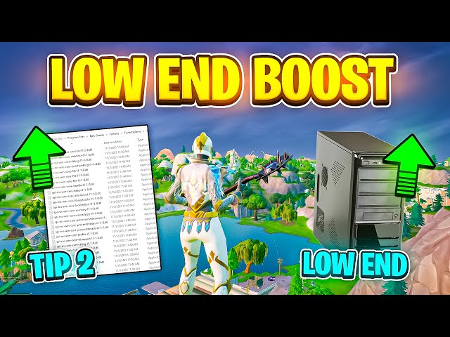 Best Fortnite Fps Boost LOW END PC! ✅ (Max FPS & 0 Delay)