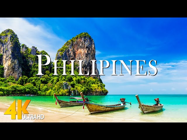 Philipines 4K Drone Nature Film - Relaxing Piano Music - Travel Nature