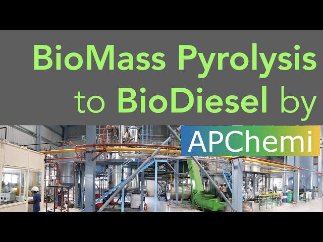 Biodiesel from Biomass Pyrolysis: Technology and Plant Developed by APChemi