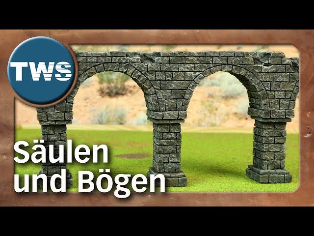 Tutorial: Säulen und Bögen / columns and arches (Tabletop-Gelände, TWS)