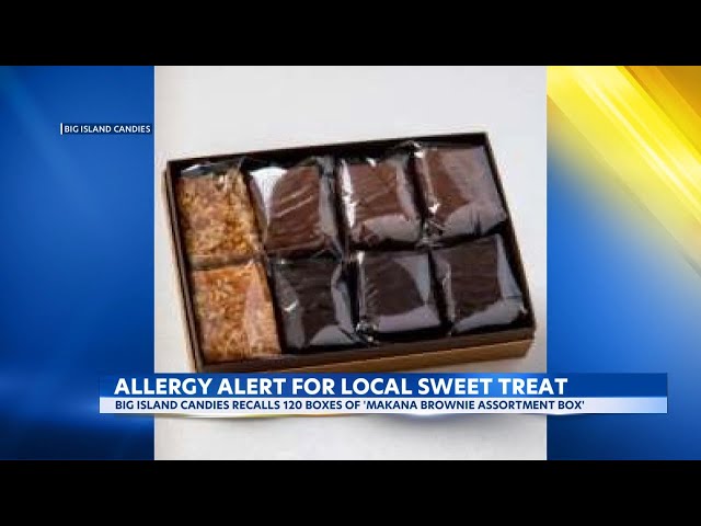 Allergy alert for a local sweet treat