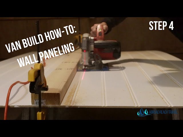 How to Install Van Wall Paneling | Van Build Step 4