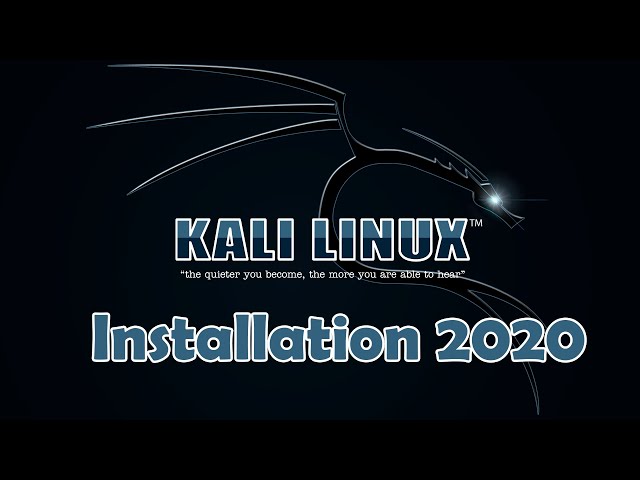 Install Kali Linux in Virtualbox 2020 - as a virtual machine: the simple variant