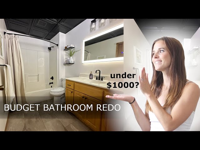 Budget Bathroom Makeover | DIY Bath Remodel