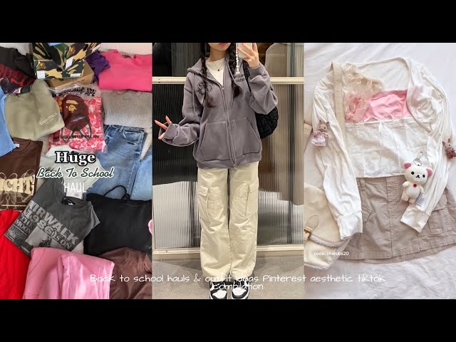 Back to school hauls & outfit ideas | Tiktok compilation 🎀🤍