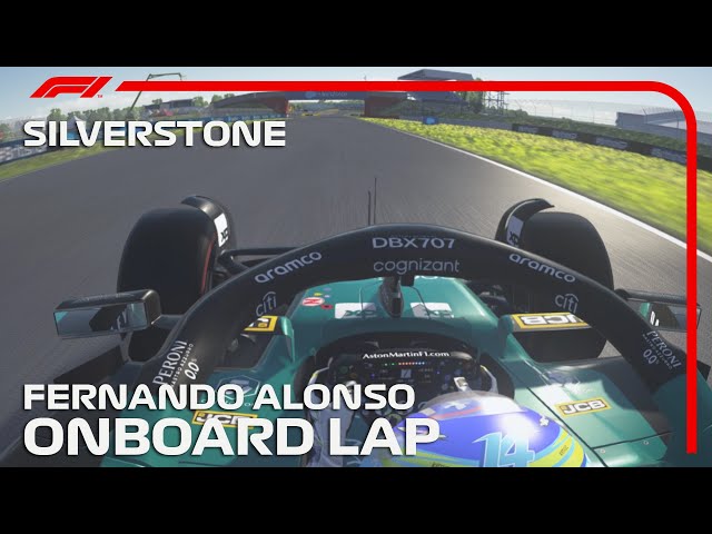 F1 2023 Fernando Alonso Onboard Lap Around Silverstone | Assetto Corsa