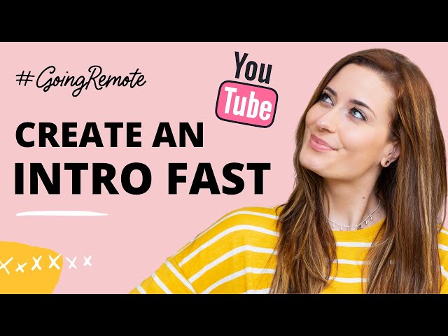 How to Create an Animated YouTube Intro/Outro FAST