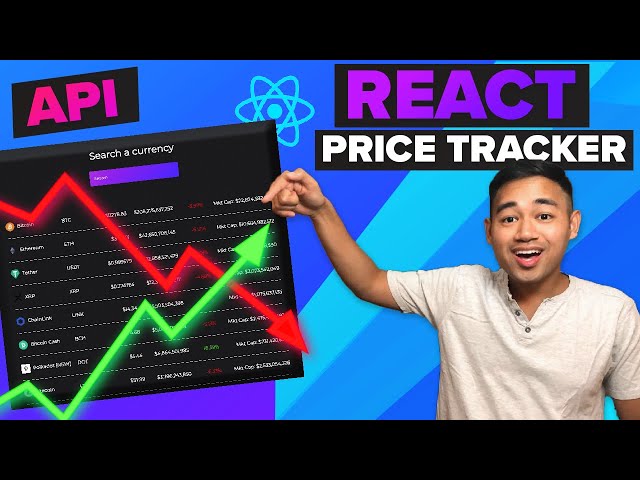 React API Project - Cryptocurrency Finance Price Tracker App Using Hooks and Axios