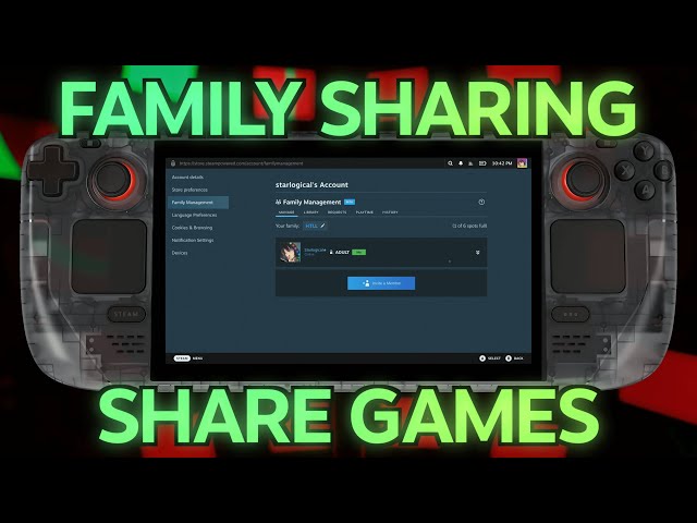 「The Steam Deck Masterclass Vol 15 - Steam Family Sharing」